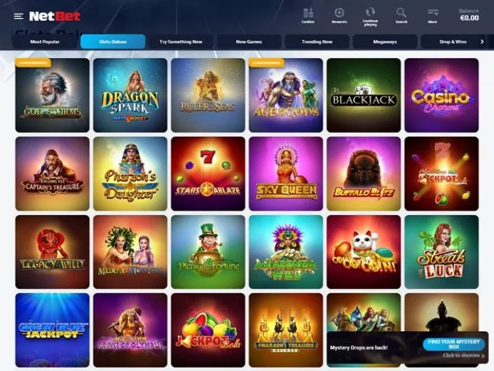 Netbet Casino table games